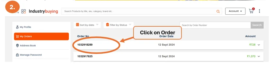 Tax Invoice of My Order
