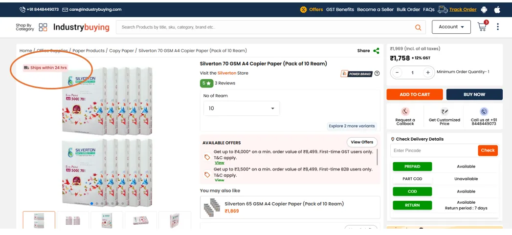Product Availability